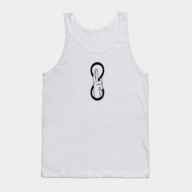 Gojo Satoru Infinity Tank Top by Buggy D Clown